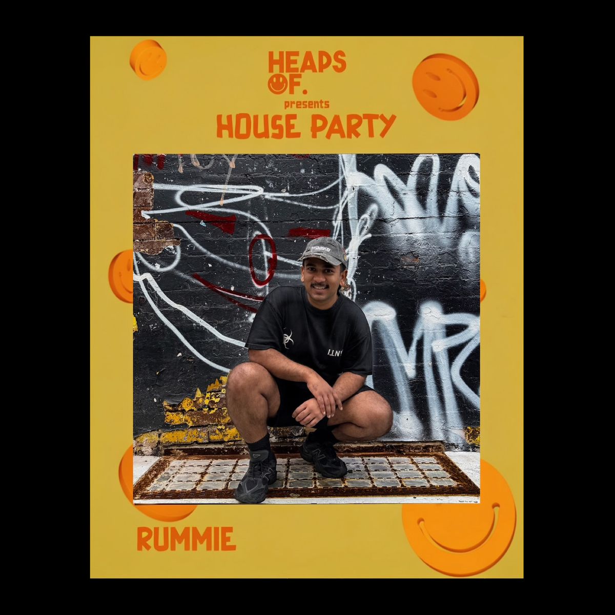 Heaps Of. presents House Party poster featuring Rummie